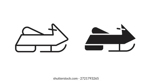 Ícone Snowmobile para o design do seu site, logotipo, aplicativo, IU. EPS10
