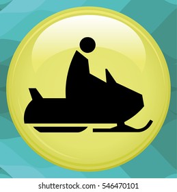 Snowmobile icons