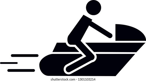 snowmobile vector icon