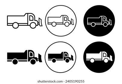 Snowplow icon. bulldozer vehicle  for removing snow from roads or railway track plough with frost in snowstorm winter season. ice removal snowploughs equipment symbol. snowplow or  snowblower vector