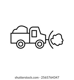 snowplow icon line art vector