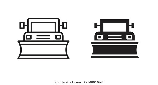 Schneepflug-Symbol, Symbol, Logo-Illustrationen