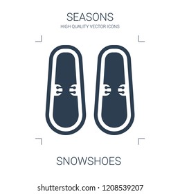 snowshoes icon. high quality filled snowshoes icon on white background. from seasons collection flat trendy vector snowshoes symbol. use for web and mobile