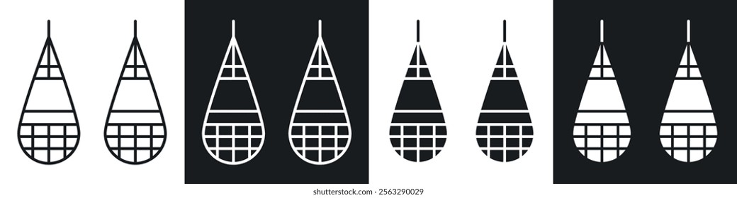 Snowshoes icon pack for app and website ui designs.