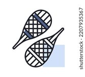 Snowshoes vector isolated icon. Winter sign. Graph symbol for travel and tourism web site and apps design, logo, app, UI