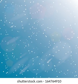 snowstorm. winter background. vector illustration. eps10