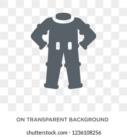 Snowsuit icon. Snowsuit design concept from Winter collection. Simple element vector illustration on transparent background.