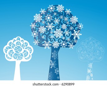 snowtree three choices vector