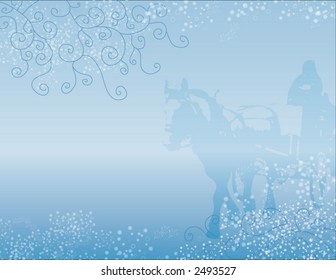 Snowy Background Winterland