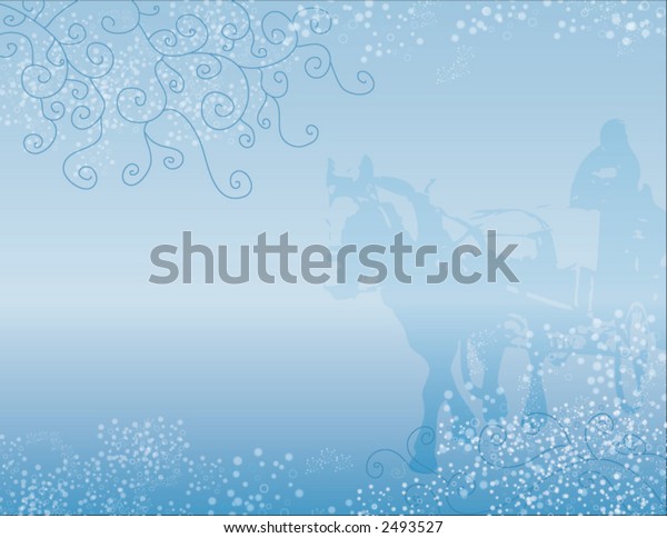 Snowy Background Winterland Stock Vector (Royalty Free) 2493527 ...