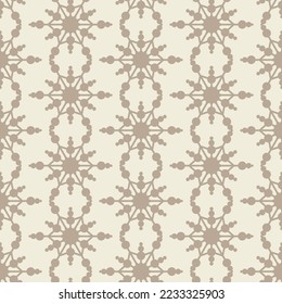 Snowy Christmas seamless pattern for decoration, festive winter background with snowflake
