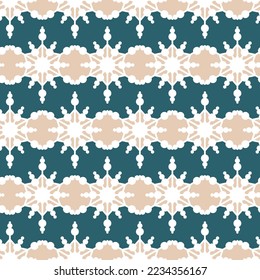 Snowy Christmas seamless pattern for decoration, festive winter background with snowflake, vector illustration eps