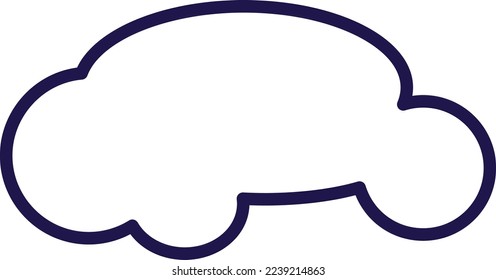 Snowy cloud winter season cold weather vector. Wintertime snow or flying fog. Frosty nature and environment in christmas or new year holiday event. Snowfall flat cartoon illustration