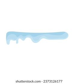 Snowy elements on winter background Vector created cartoon pattern for your design. Snow falls and animated snowflakes. flowing water, flow, liquid