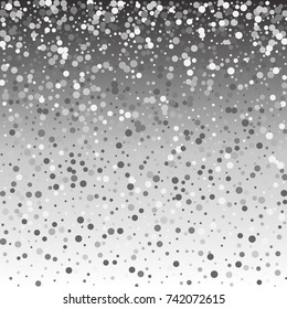 A snowy gray winter background. winter bokeh background.