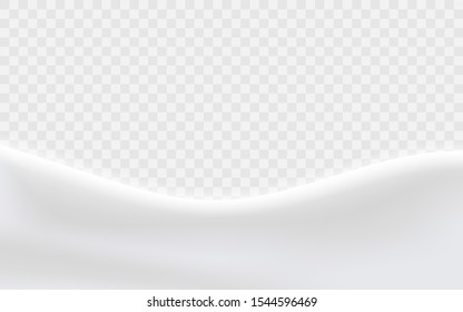 Snowy hills winter background. Landscape with snow covered hills. Vector illustration.