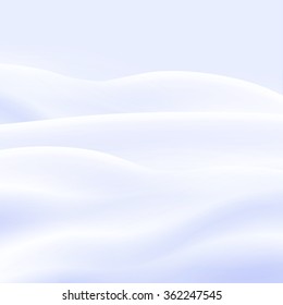 Snowy landscape, vector