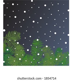snowy night