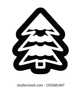 Symbol für Schneebäume