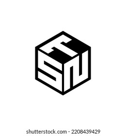 SNT letter logo design with white background in illustrator. Vector logo, calligraphy designs for logo, Poster, Invitation, etc