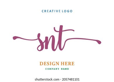 SNT lettering logo is simple, easy to understand and authoritative