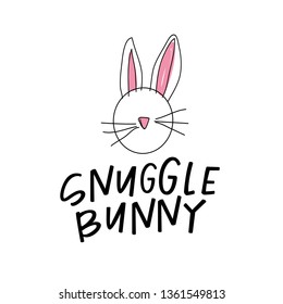 Snuggle Bunny Illustration