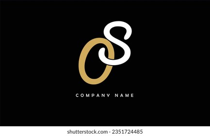 SO, OS Abstract Letters Logo Monogram