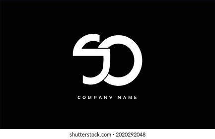 3,453 Letter So Logo Images, Stock Photos & Vectors | Shutterstock