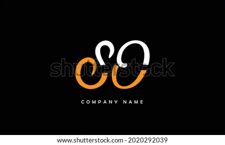 SO, OS Alphabets Letters Logo Monogram
