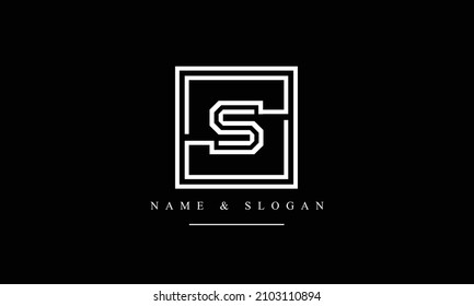 SO, OS, S, O abstract letters logo monogram