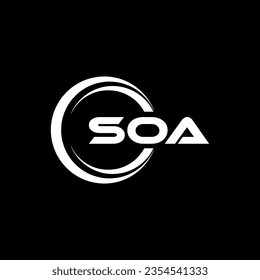 SOA Logo Design, Inspiration for a Unique Identity. Modern Elegance and Creative Design. Watermark Your Success with the Striking this Logo.