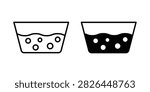 Soak icon simple illustrations collection