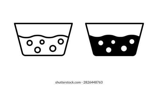 Soak icon simple illustrations collection