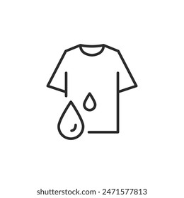 Icono de remojo. Icono de remojo simple para redes sociales, App y Diseño web. Ilustración vectorial.