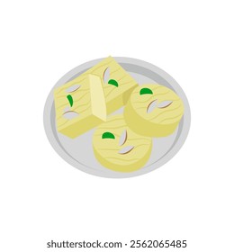 Soan Papdi, Diwali, Hindu, Indian Symbol Illustration