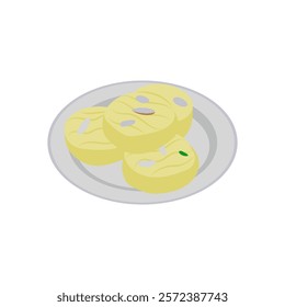 Soan Papdi, Indian Symbol Vector Illustration