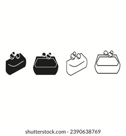 Conjunto de iconos de barra de jabón de 4, elemento de diseño, ilustración vectorial