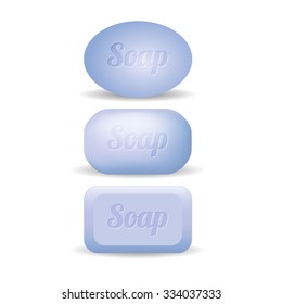 Soap bar vector colorful detailed set