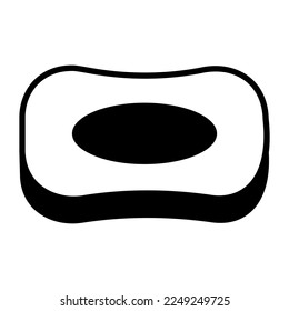 Soap bar vector design icon, modern style
