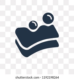 Soap Bar vector icon isolated on transparent background, Soap Bar transparency concept can be used web and mobile