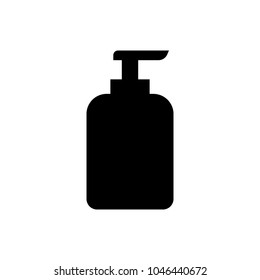soap bottle icon, vector illustration