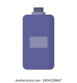 Soap bottle illustrated on white background