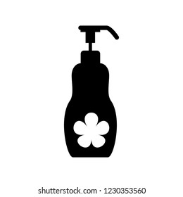 soap bottle isolated icon