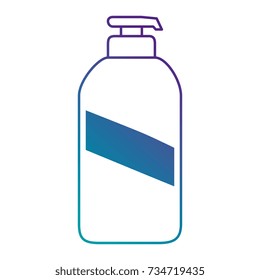 soap bottle isolated icon