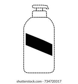 soap bottle isolated icon
