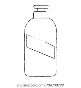 soap bottle isolated icon
