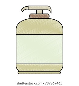 soap bottle isolated icon