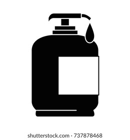 soap bottle isolated icon