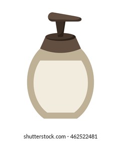 soap bottle product icon vector illustration design