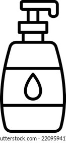 Soap Bottle vector icon. Can be used for printing, mobile and web applications.